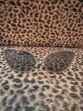 FOSTER GRANT Crystal Rim Cat-Eye Sunglasses - Gold